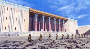 Reconstruction of the Apadana at Persepolis 